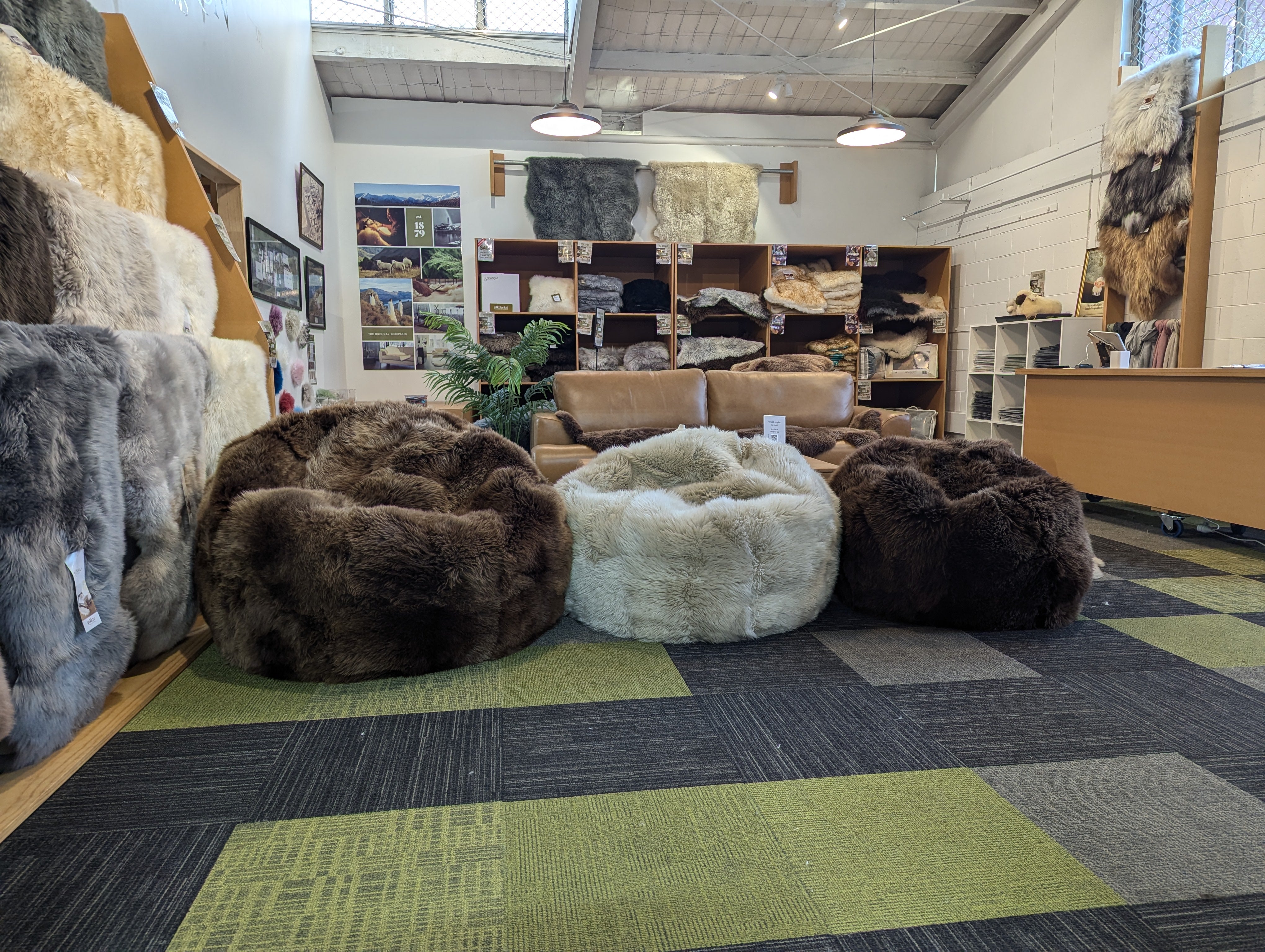 Bean Bag Colossus (Natural Longwool) MADE TO ORDER